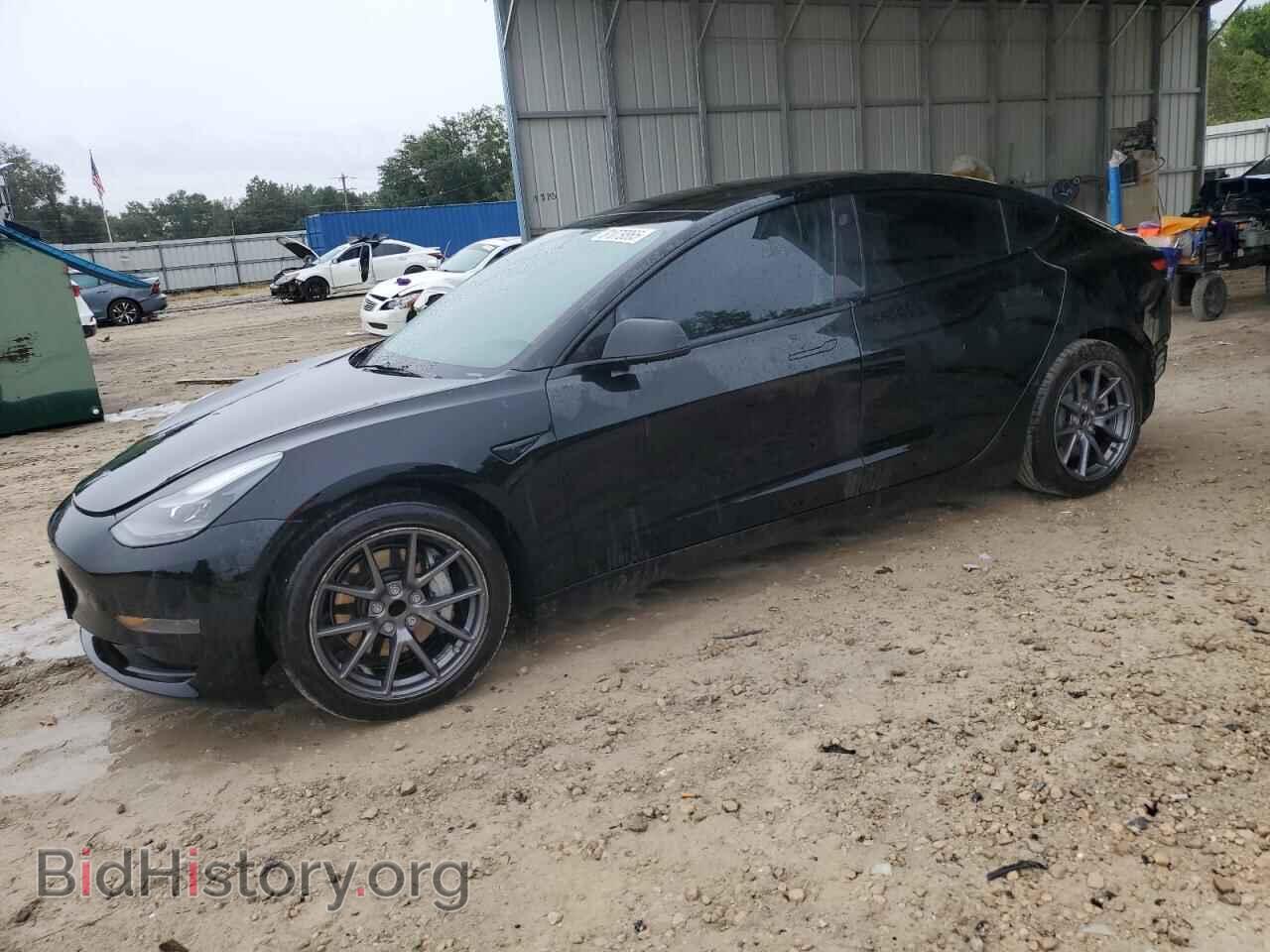 Photo 5YJ3E1EA5NF186732 - TESLA MODEL 3 2022