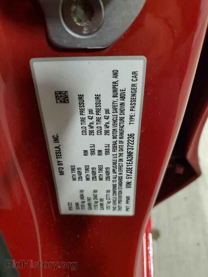 2022 TESLA MODEL 3 - VIN: 5YJ3E1EA3NF372236 - Photo 12