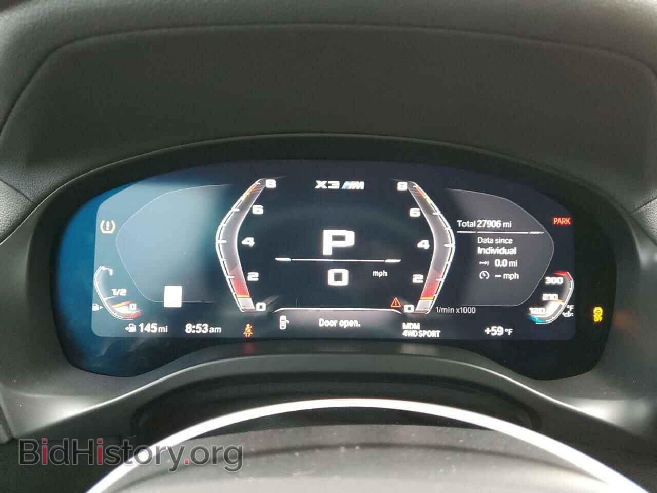 2022 BMW X3 M - VIN: 5YM13EC04N9K99989 - Фото 9