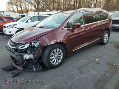 2018 Chrysler PACIFICA Touring L, бордовый — VIN 2C4RC1BG0JR211303, Copart