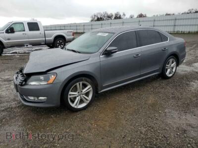 2014 Volkswagen PASSAT Passat SEL, gray — VIN 1VWCN7A38EC006681, Copart