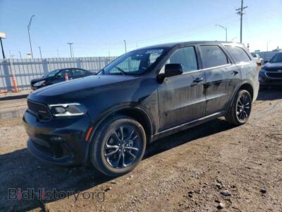 2022 Dodge DURANGO SXT, черный — VIN 1C4RDJAG4NC173779, Copart