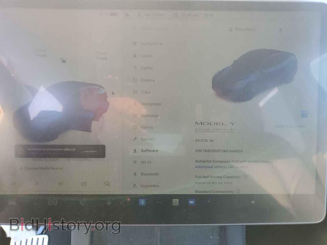 2022 TESLA MODEL Y - VIN: 7SAYGDEF3NF484809 - Фото 9