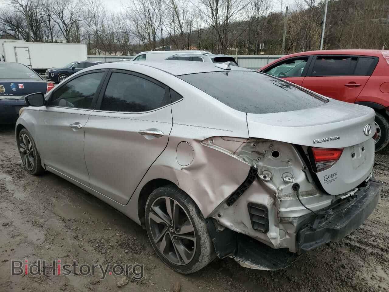 2014 HYUNDAI ELANTRA - VIN: KMHDH4AE7EU033083 - Фото 2