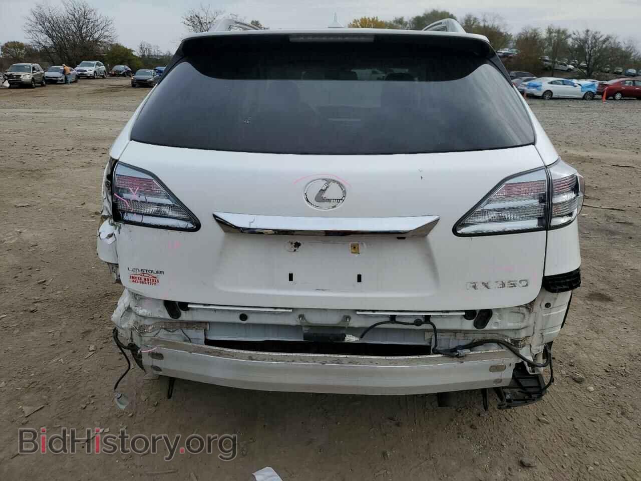 2012 LEXUS RX350 - VIN: 2T2BK1BA2CC145559 - Фото 6
