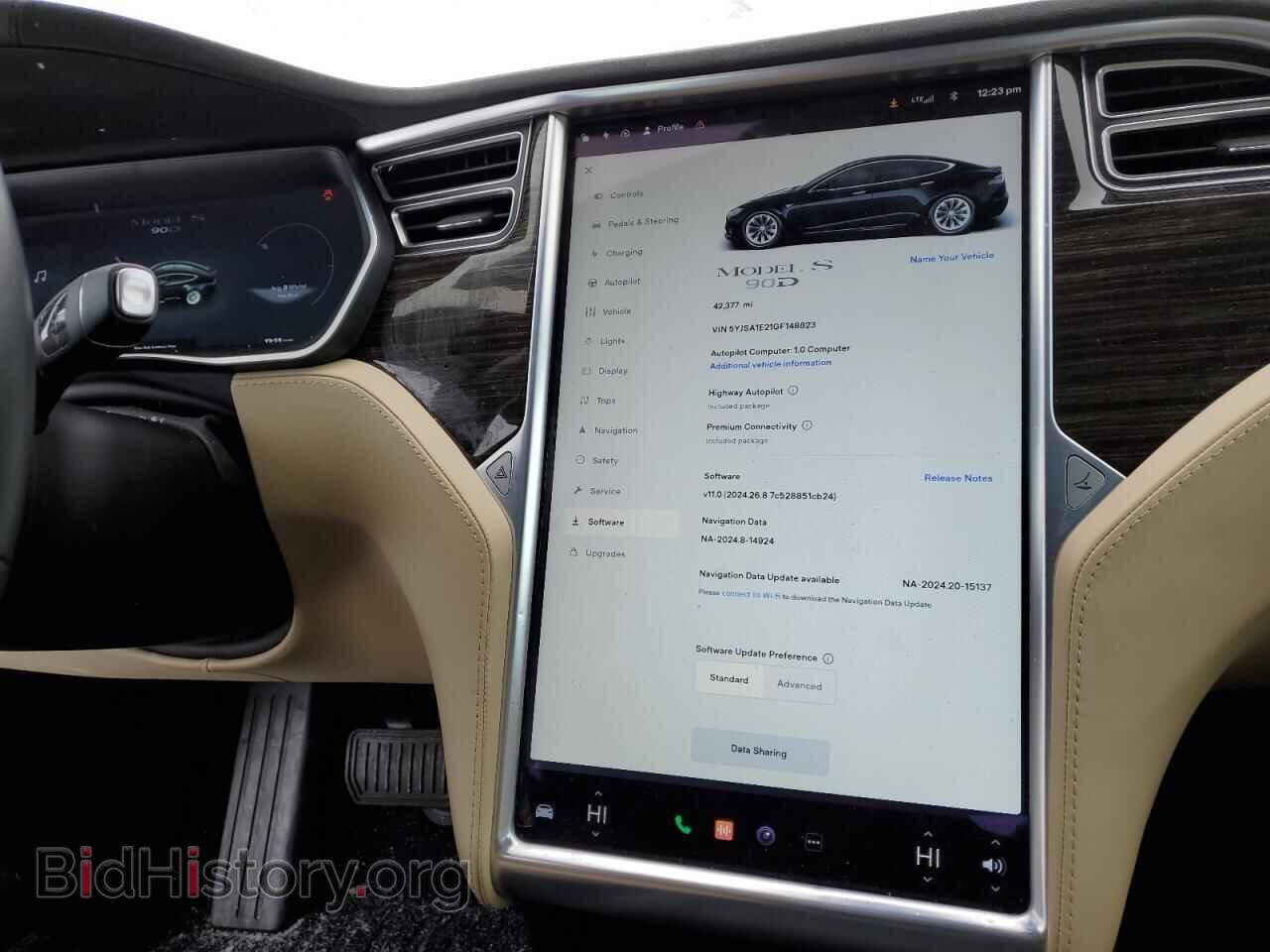 2016 TESLA MODEL S - VIN: 5YJSA1E21GF148823 - Photo 9