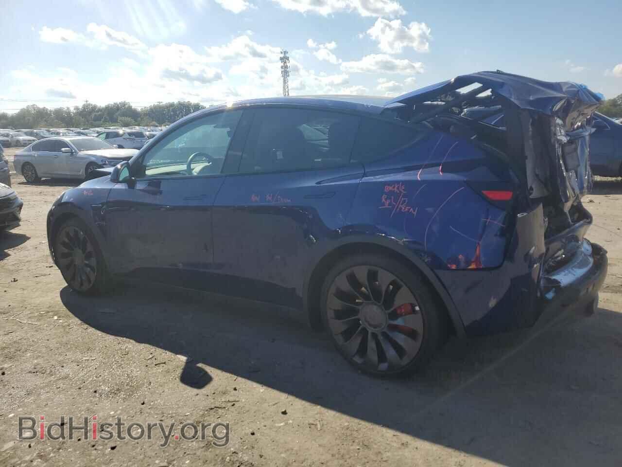 2022 TESLA MODEL Y - VIN: 7SAYGDEF4NF534262 - Фото 2
