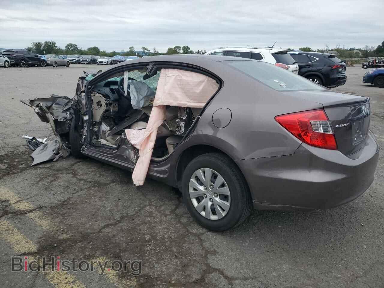 2012 HONDA CIVIC - VIN: 2HGFB2F50CH529078 - Фото 2