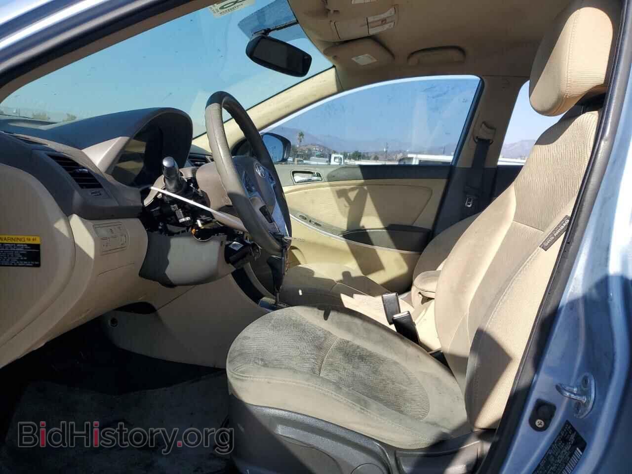 2012 HYUNDAI ACCENT - VIN: KMHCU4AE2CU256801 - Фото 7