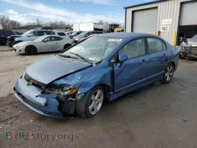 2007 Honda CIVIC EX, blue — VIN 1HGFA15807L084732, Copart