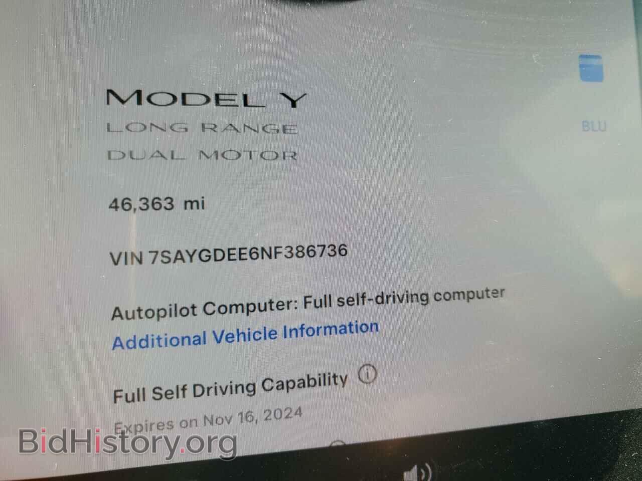 2022 TESLA MODEL Y - VIN: 7SAYGDEE6NF386736 - Фото 9