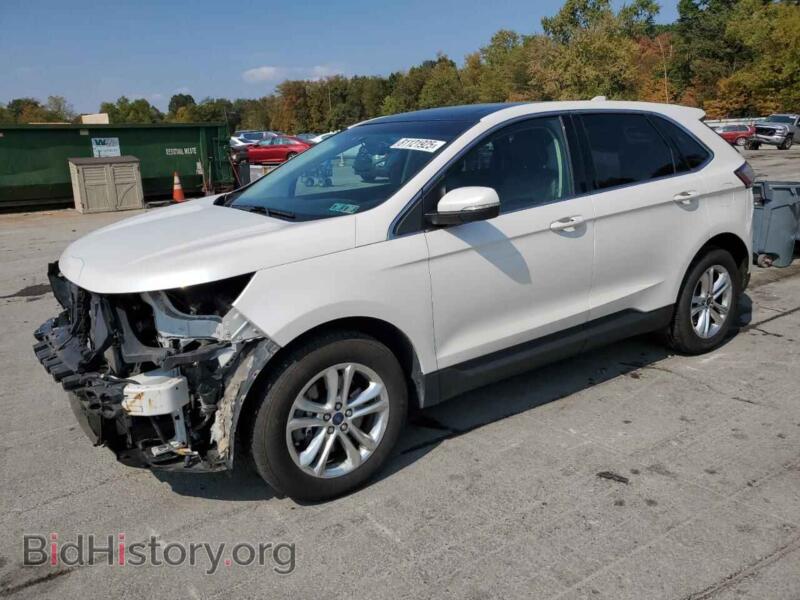 2015 Ford EDGE SEL (VIN 2FMTK4J89FBB46208) — photo 1 of 14, Copart, damage: front end