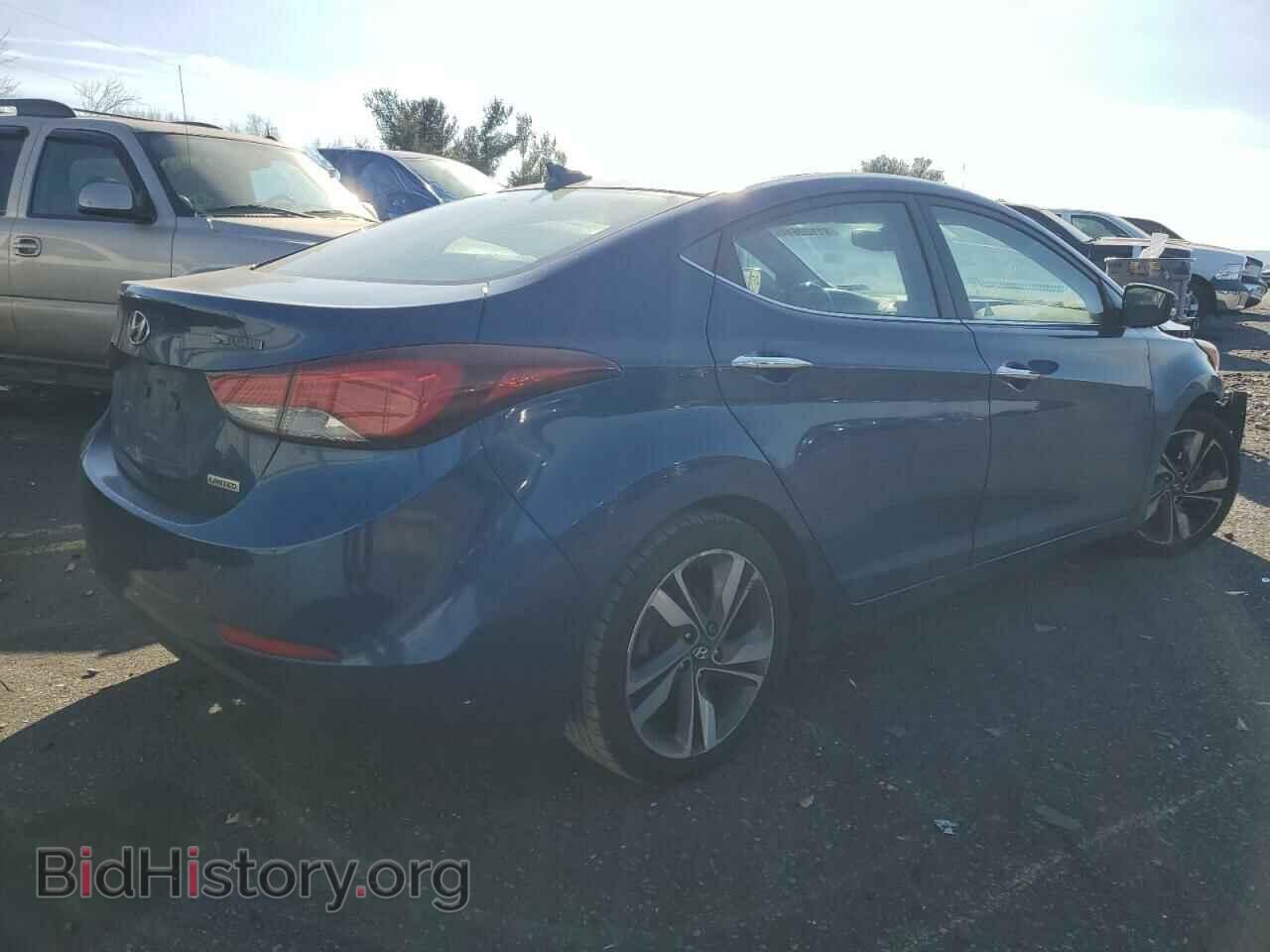 2014 HYUNDAI ELANTRA - VIN: KMHDH4AE9EU138854 - Фото 3