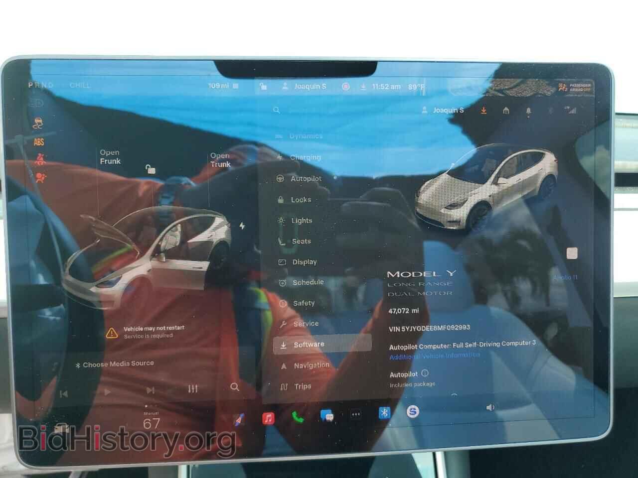 2021 TESLA MODEL Y - VIN: 5YJYGDEE8MF092993 - Photo 9