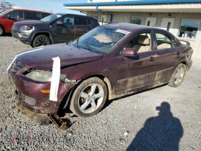 2008 Mazda 6 I, maroon — VIN 1YVHP80C185M20429, Copart