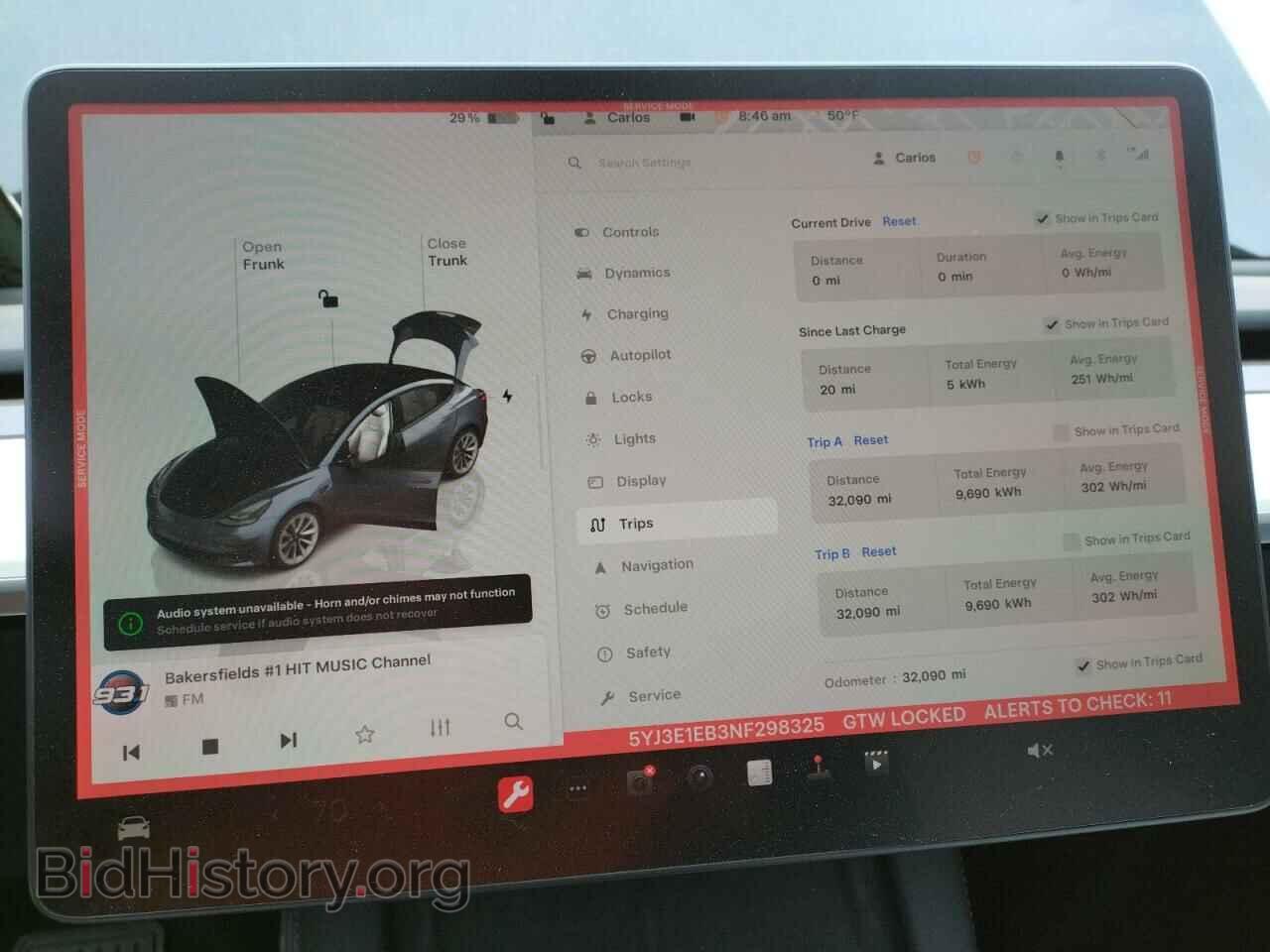 2022 TESLA MODEL 3 - VIN: 5YJ3E1EB3NF298325 - Photo 9