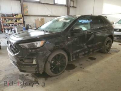 2021 Ford EDGE SEL, черный — VIN 2FMPK4J9XMBA52104, Copart