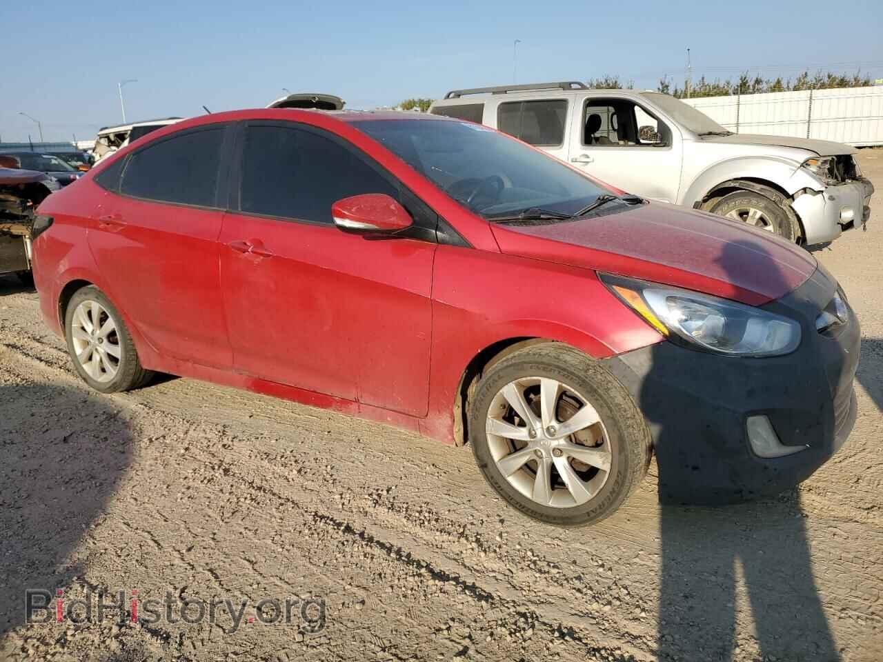 2013 HYUNDAI ACCENT - VIN: KMHCU4AE1DU291640 - Фото 4