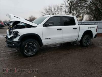 2022 RAM 1500 Rebel, белый — VIN 1C6SRFLT0NN207013, Copart
