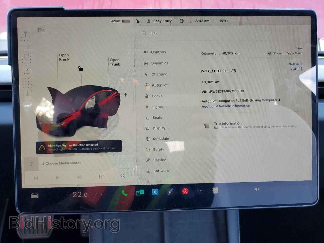 2024 TESLA MODEL 3 - VIN: LRW3E7FA9RC136319 - Photo 9