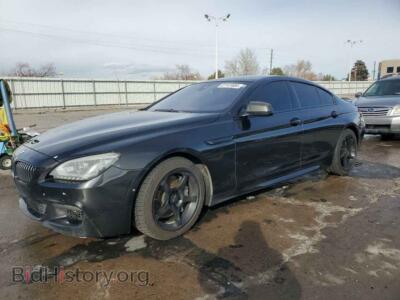 2015 BMW 6 SERIES XI Gran Coupe, black — VIN WBA6B4C55FD761494, Copart