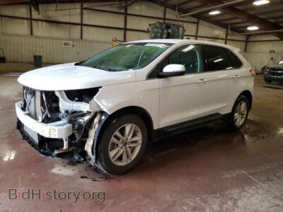 2018 Ford EDGE SEL, white — VIN 2FMPK4J99JBC15420, Copart