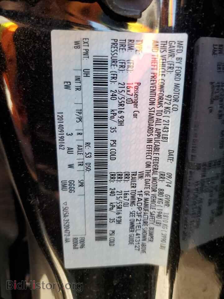 2014 FORD FOCUS - VIN: 1FADP3F21EL413127 - Photo 13