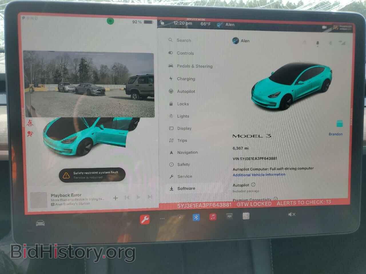 2023 TESLA MODEL 3 - VIN: 5YJ3E1EA3PF643881 - Фото 9
