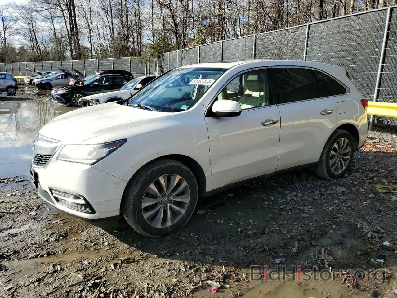 Photo 5FRYD4H44EB037274 - ACURA MDX 2014