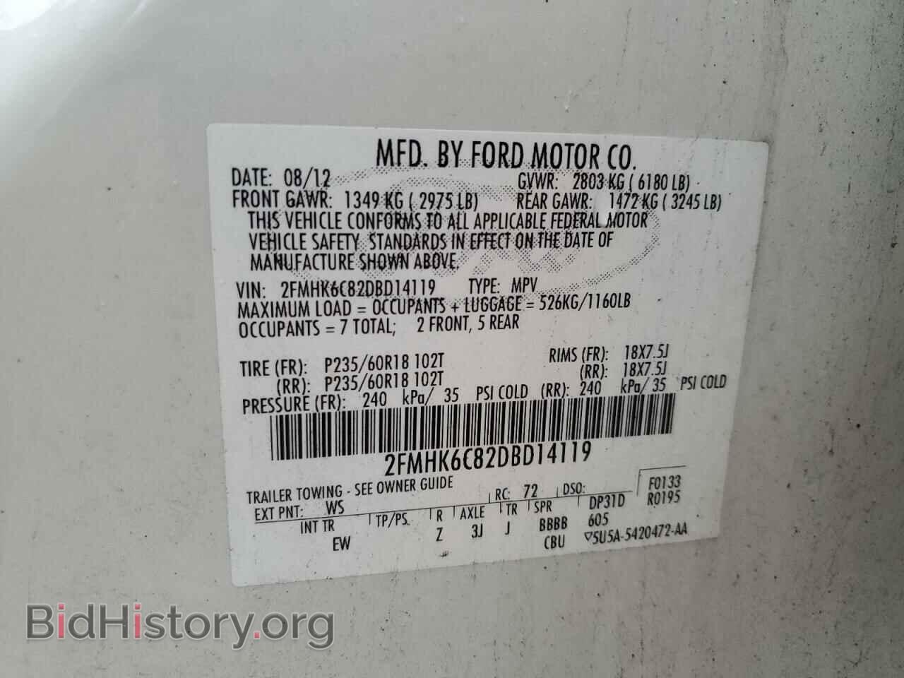 2013 FORD FLEX - VIN: 2FMHK6C82DBD14119 - Photo 13