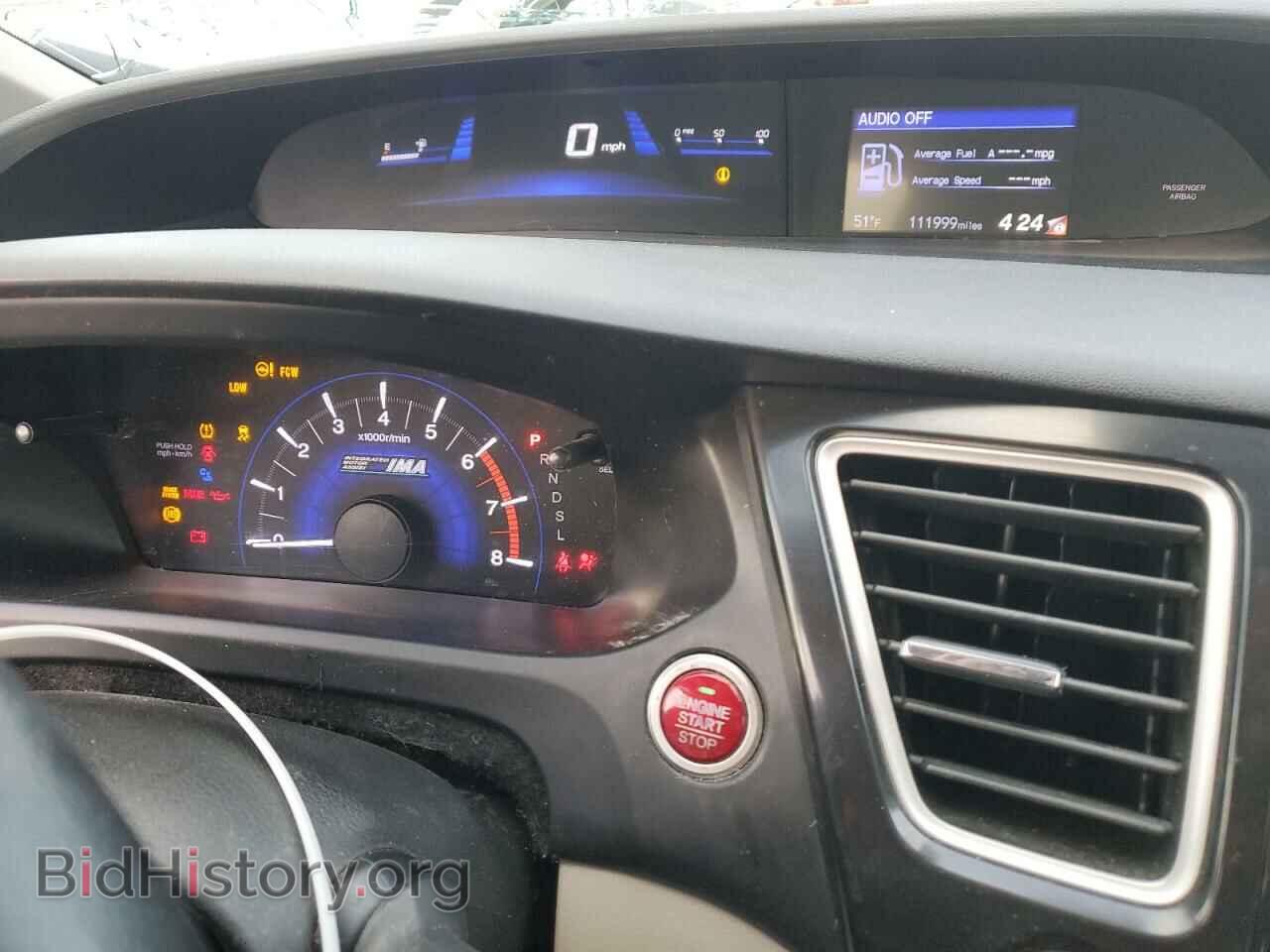 2014 HONDA CIVIC - VIN: 19XFB4F2XEE001904 - Фото 9