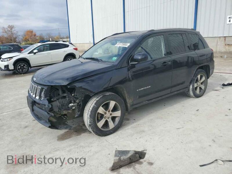 2017 Jeep COMPASS Latitude (VIN 1C4NJDEB8HD177565) — photo 1 of 13, Copart, damage: front end