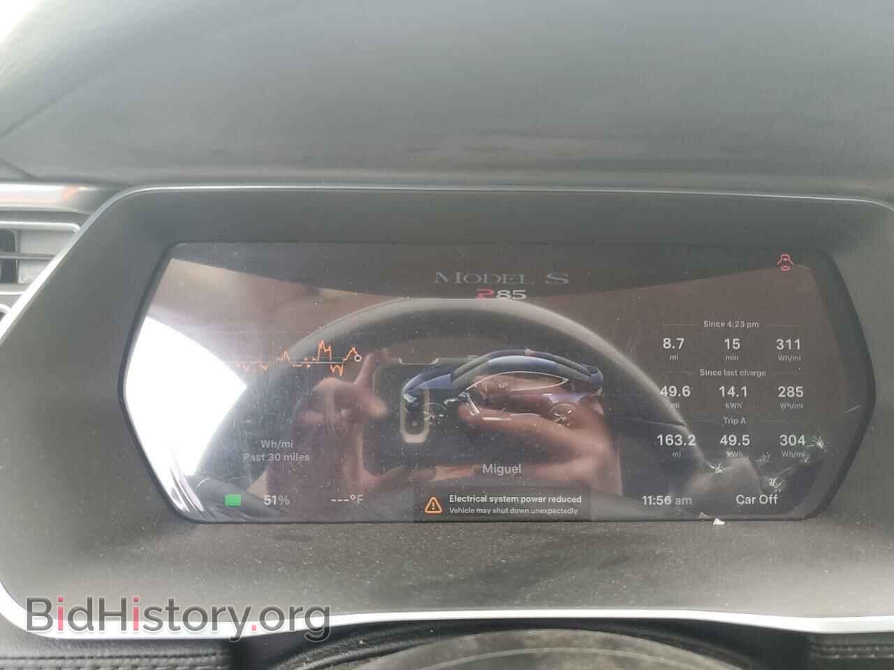2014 TESLA MODEL S - VIN: 5YJSA1H13EFP48050 - Фото 9