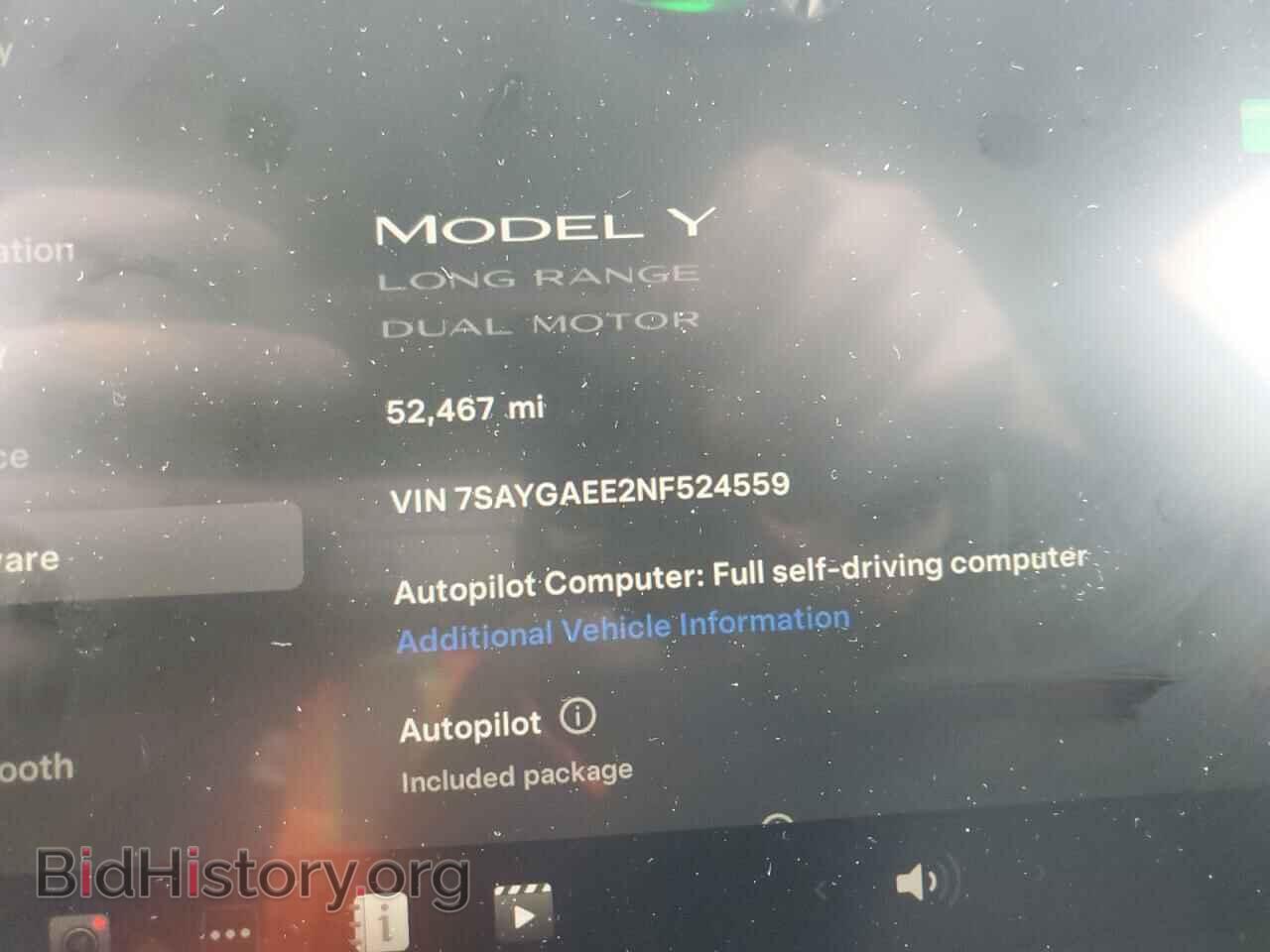 2022 TESLA MODEL Y - VIN: 7SAYGAEE2NF524559 - Photo 9