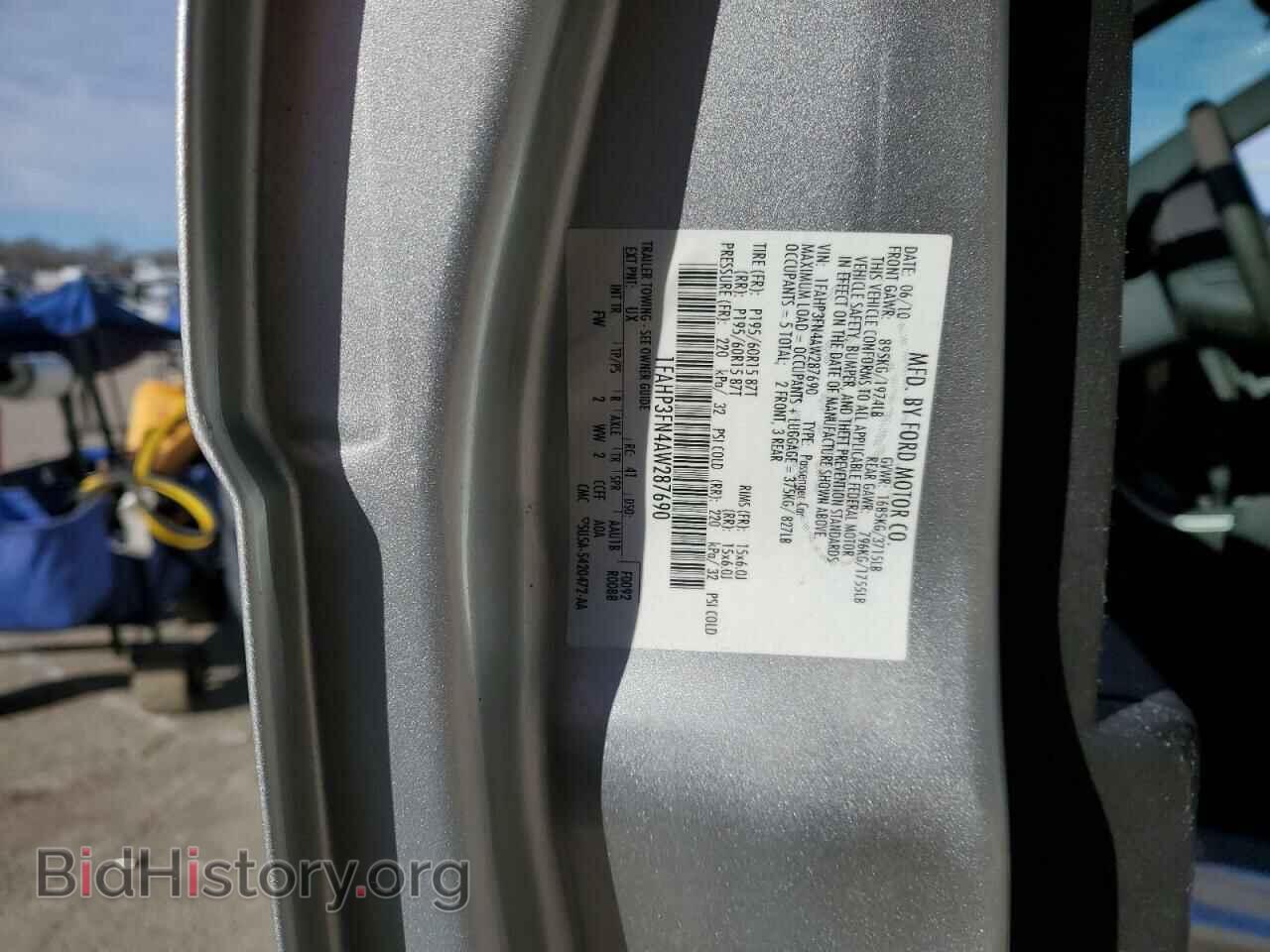 2010 FORD FOCUS - VIN: 1FAHP3FN4AW287690 - Фото 12