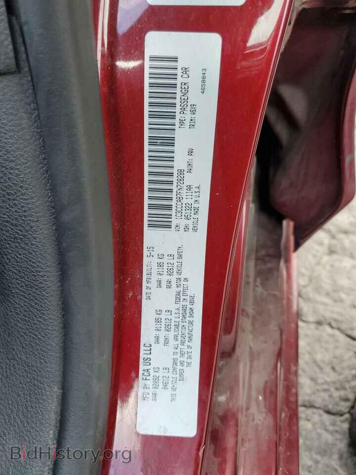2015 CHRYSLER 200 - VIN: 1C3CCCAB7FN728288 - Фото 12