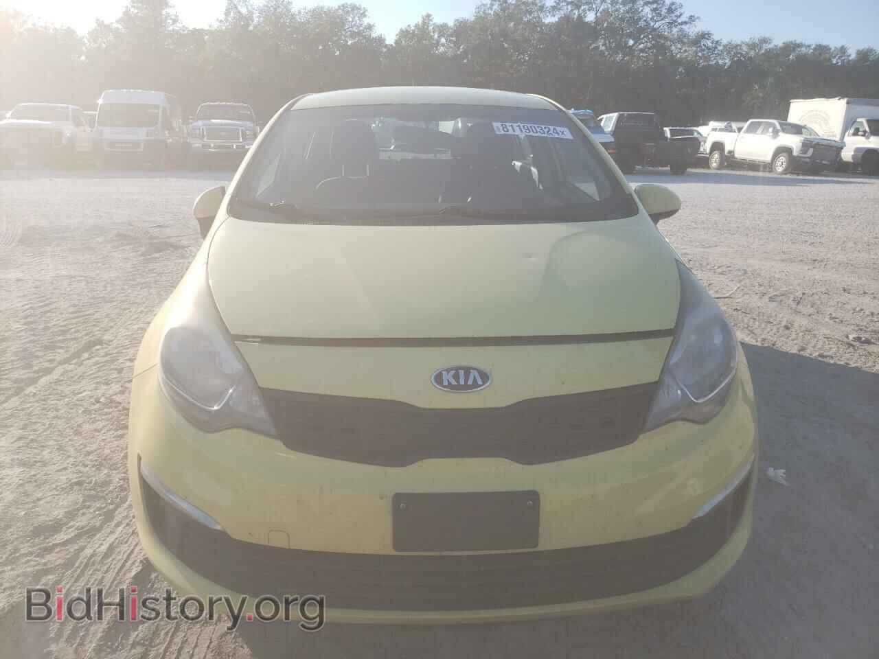 2016 KIA RIO - VIN: KNADM4A35G6594725 - Фото 5