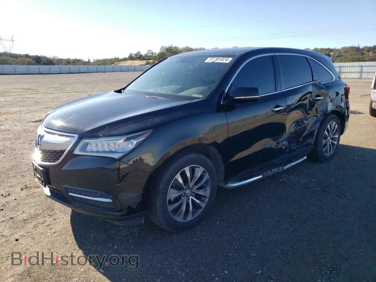 Фотография 5FRYD3H4XFB014514 - ACURA MDX 2015