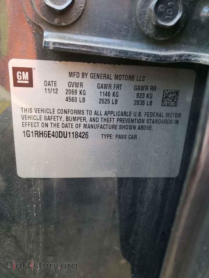 2013 CHEVROLET VOLT - VIN: 1G1RH6E40DU118426 - Фото 12