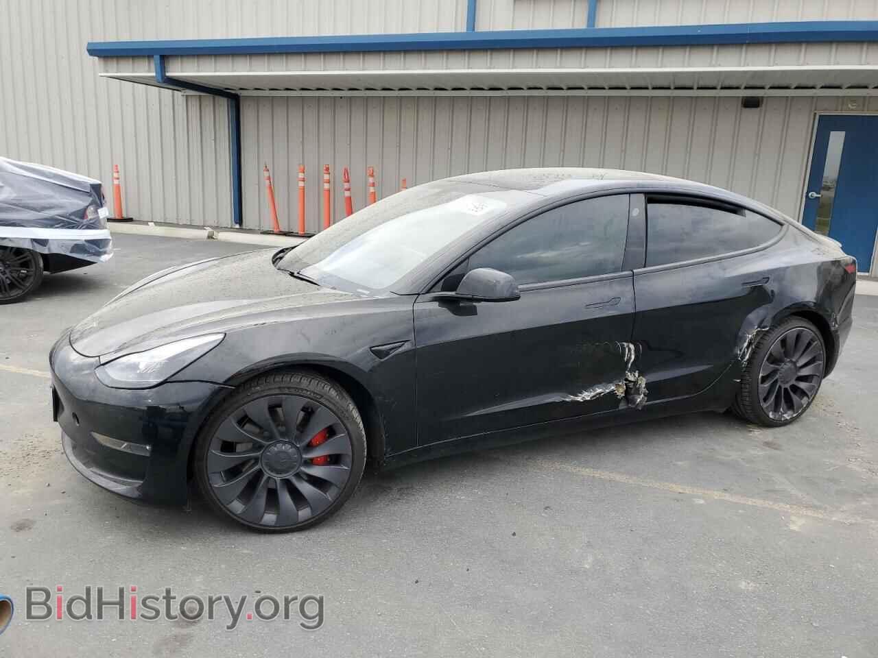 Photo 5YJ3E1EC6MF030196 - TESLA MODEL 3 2021