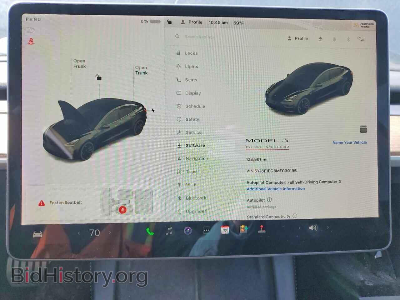 2021 TESLA MODEL 3 - VIN: 5YJ3E1EC6MF030196 - Photo 9