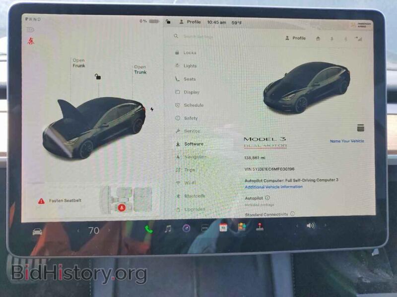 2021 Tesla MODEL 3 (VIN 5YJ3E1EC6MF030196) — фото 9 из 15