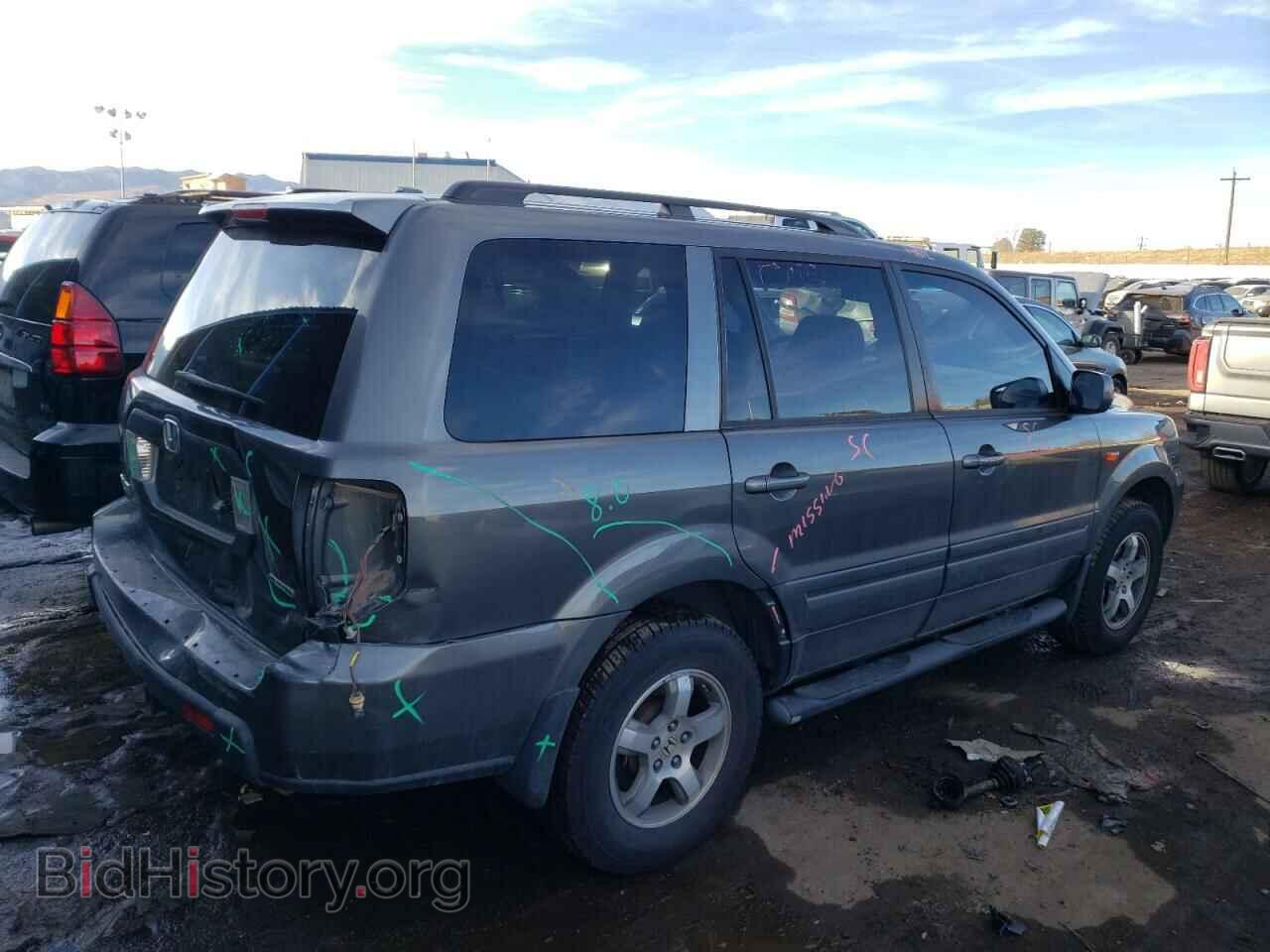 2007 HONDA PILOT - VIN: 2HKYF18747H506713 - Фото 3