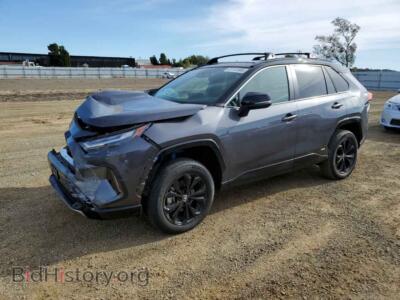 2024 Toyota RAV4 XSE, gray — VIN 4T3E6RFV4RU166476, Copart