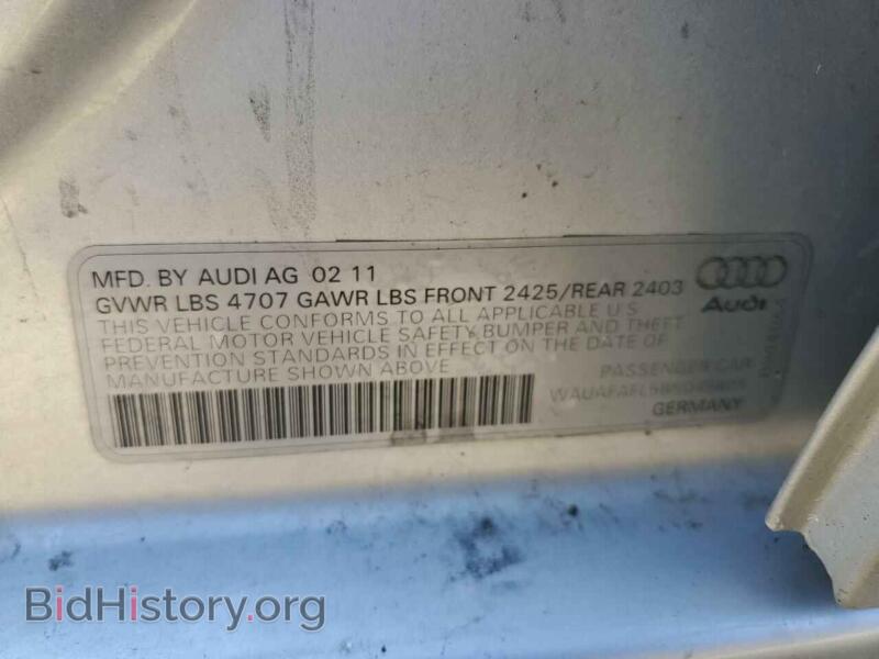 2011 Audi A4 (VIN WAUAFAFL5BN045805) — photo 12 of 12