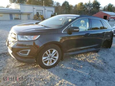 2015 Ford EDGE SEL, black — VIN 2FMTK4J99FBB87785, Copart