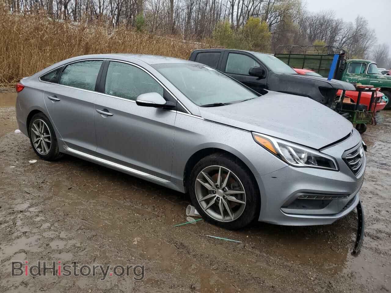 2017 HYUNDAI SONATA - VIN: 5NPE34AB2HH496812 - Фото 4