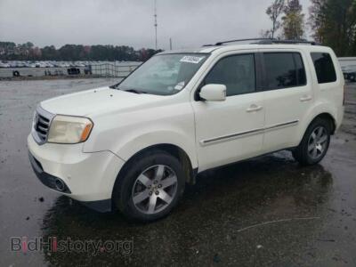 2013 Honda PILOT Touring, white — VIN 5FNYF3H93DB006341, Copart