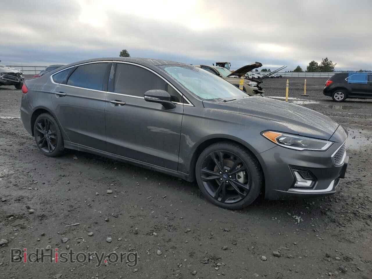 2019 FORD FUSION - VIN: 3FA6P0D97KR114388 - Фото 4