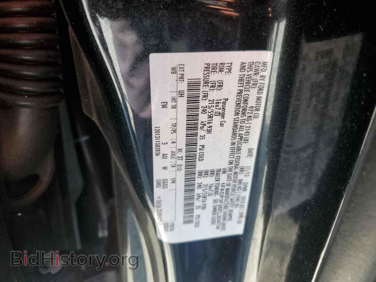 2014 FORD FOCUS - VIN: 1FADP3F26EL204708 - Фото 12